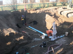 Installation d’une borne fontaine